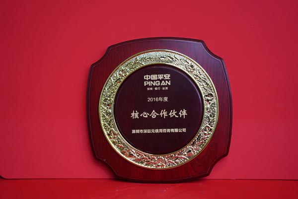 中国平安&lsquo;核心合作伙伴&rsquo;